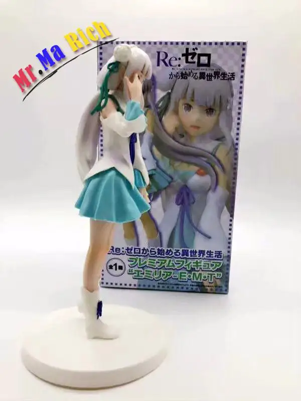 Аниме Re: жизнь в другом мире от Zero Emilia Blue Dress Ver Doll 20 см NIB|anime|dolls animeanime doll |