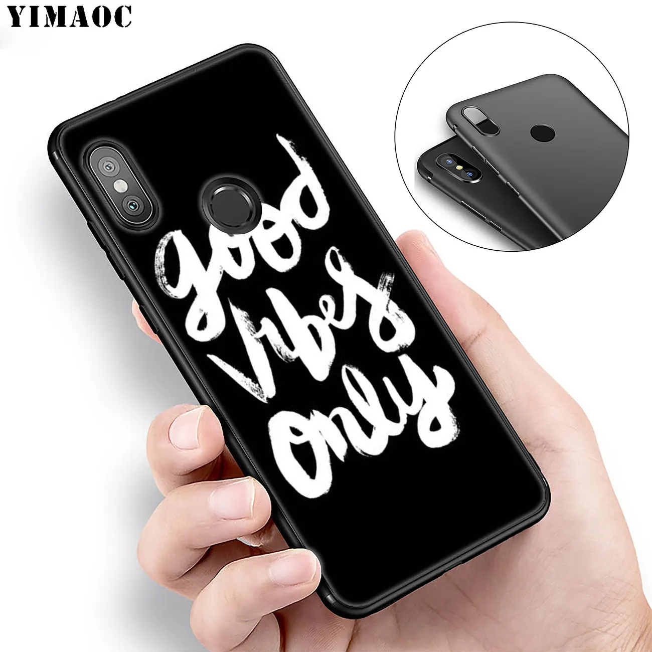 Силиконовый чехол YIMAOC для Xiaomi Redmi K30 K20 Note 8 8T 7 5 6 Pro Mi|Бамперы| |