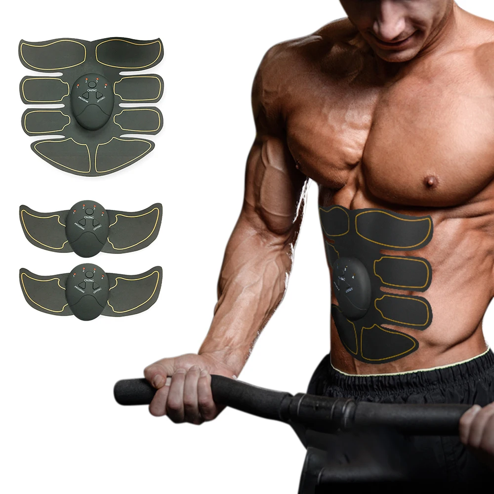 

Muscle Stimulator Body Slimming Shaper Machine Abdominal Muscle Exerciser Training Fat Burning Body Building Fitness Massager