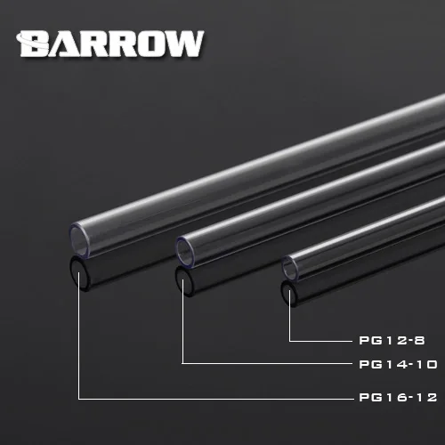 6 шт./лот курган PETG 500 мм 8*12/10*14/12*16 мм Охладитель водяного охлаждения жесткая трубка heatpipe нормальная температура изгиб синий прозрачный
