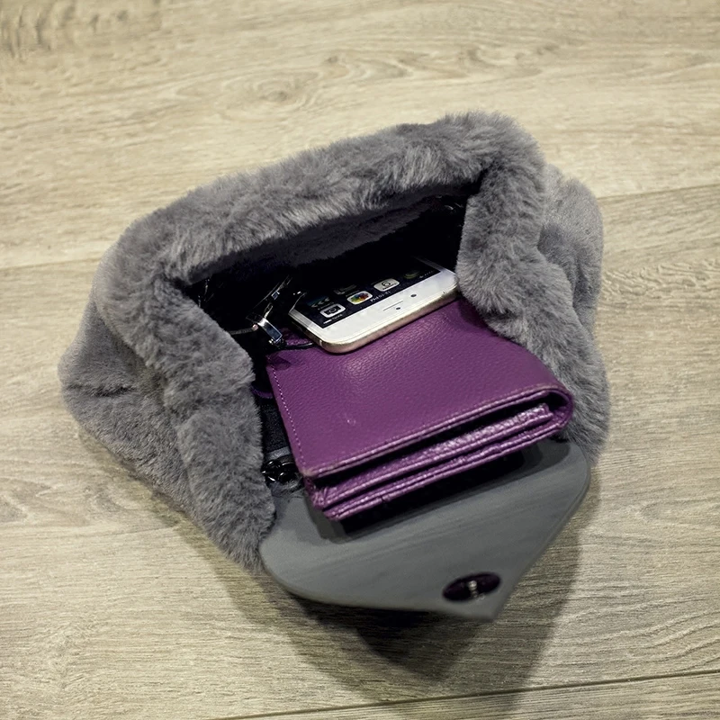 Новая модная милая плюшевая сумка с совой Высококачественная женская на плечо из