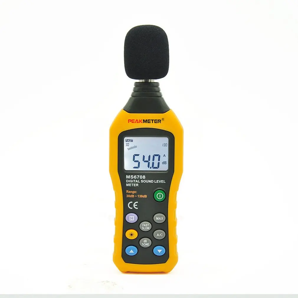 Digital Noise Meter Portable Electrical Professional Products Safty For Home Industorial Use | Инструменты