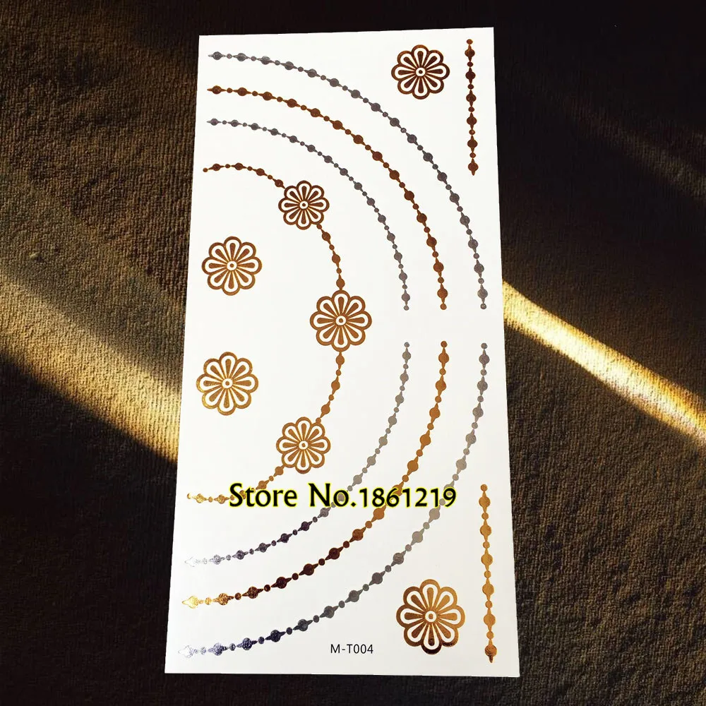 1 шт. якорь крест Компасы образцов флэш-металлик Временные татуировки Наклейки gr12