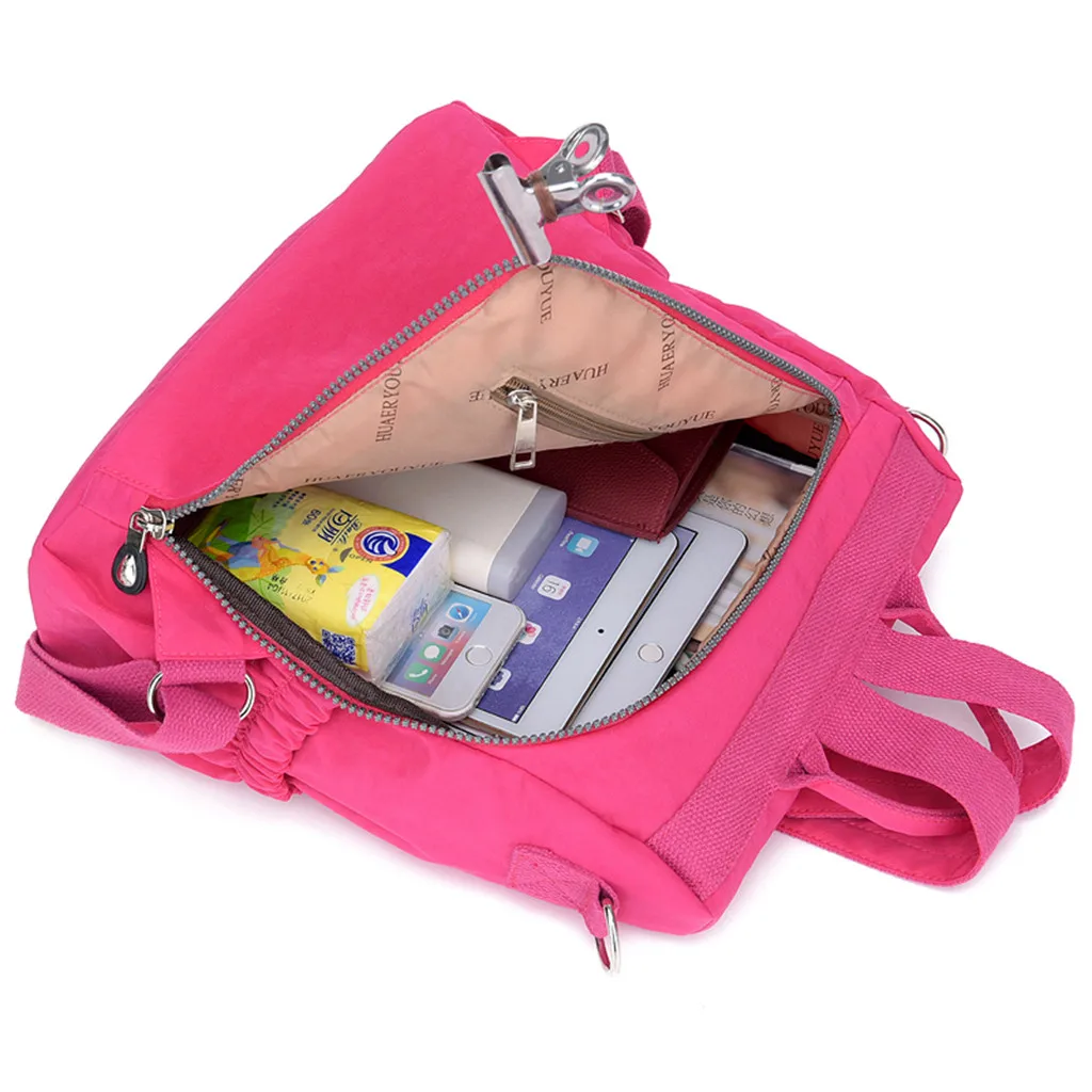 Женский нейлоновый рюкзак mochila escolar menina infantil повседневный водонепроницаемый на