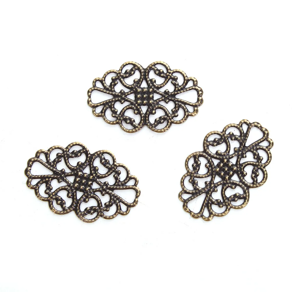 Doreen Box украшения из сплава цинка на основе с бронзовой филигранью под старину