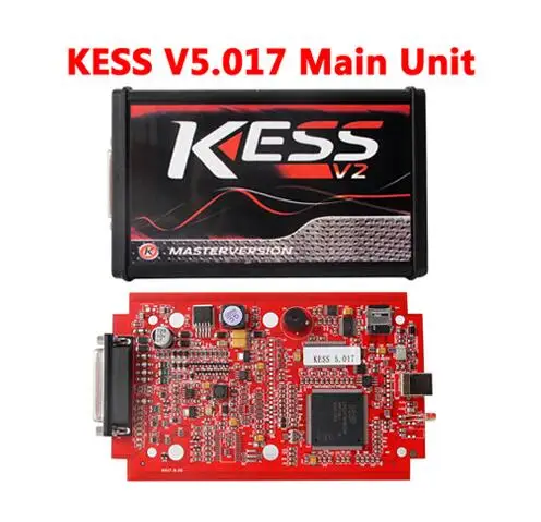 A KESS5.017 MAINUnit Набор для настройки Kess V2 V5.017 KTAG V7.020 Manager No Token K-TAG 7,020 CU чип-тюнинг с 22 адаптерами BDM подходит для KTAG/KESS - Цвет: A KESS5.017 MAINUnit