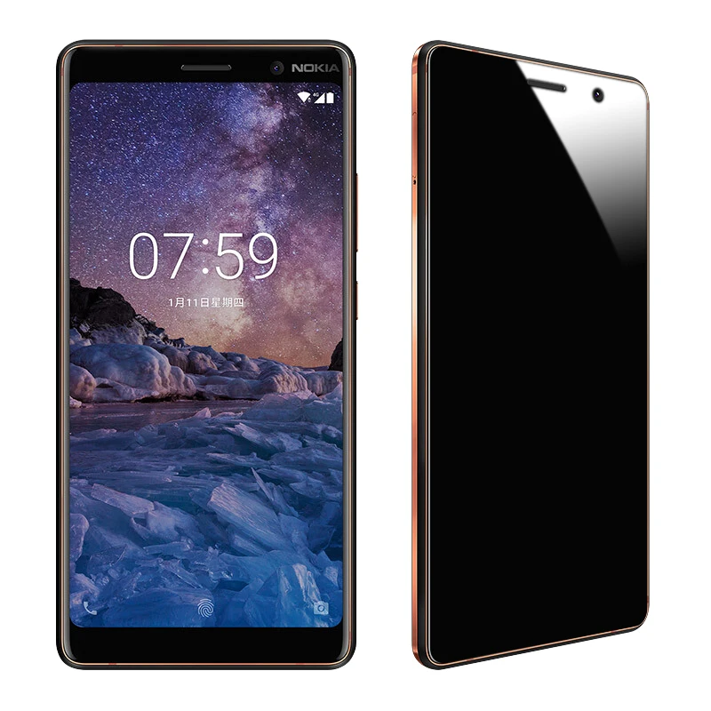 CCDZ полное покрытие надежное закаленное стекло для Nokia X6 2018 анти-глазок Экран