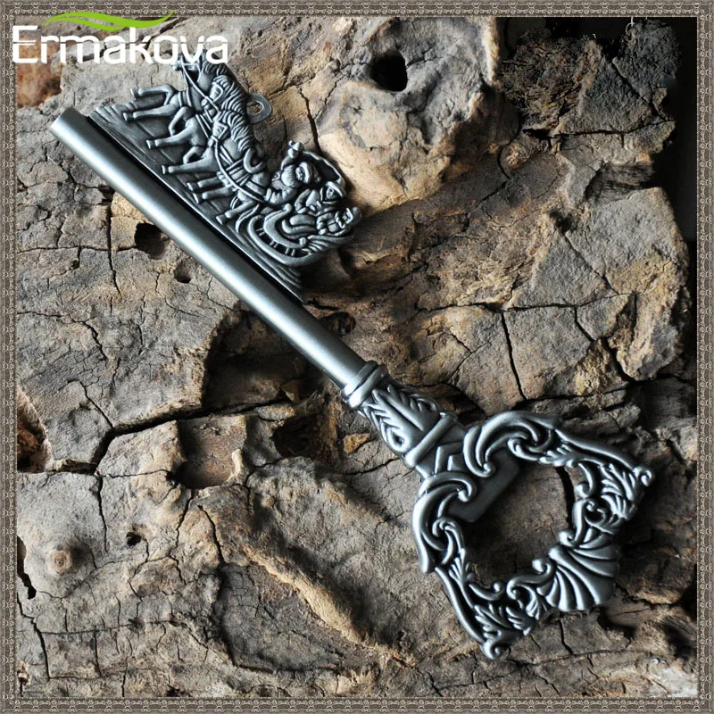 ERMAKOVA 17 8 см в длину металлическая лошадь счастливый ключ брелок для пива форме