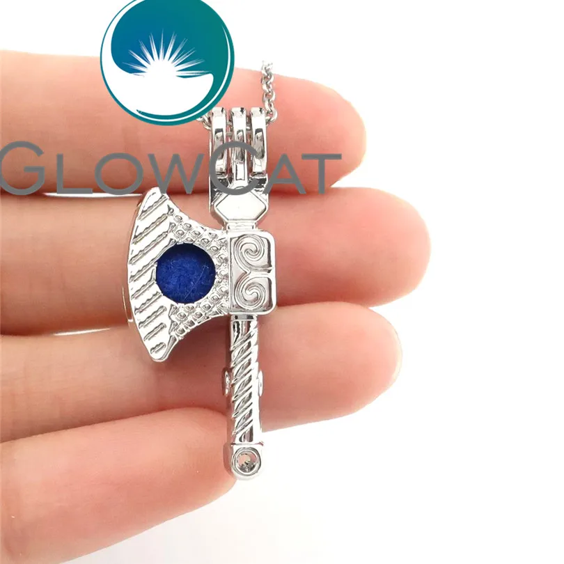 GLOWCAT K633 Топор Инструмент бусины клетка Арома эфирное масло диффузор Oyster