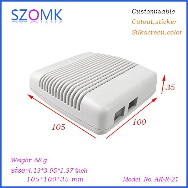 Небольшие электрические пластиковые IC карты смарт-корпус коробки (1 шт.) 105*100*35 мм
