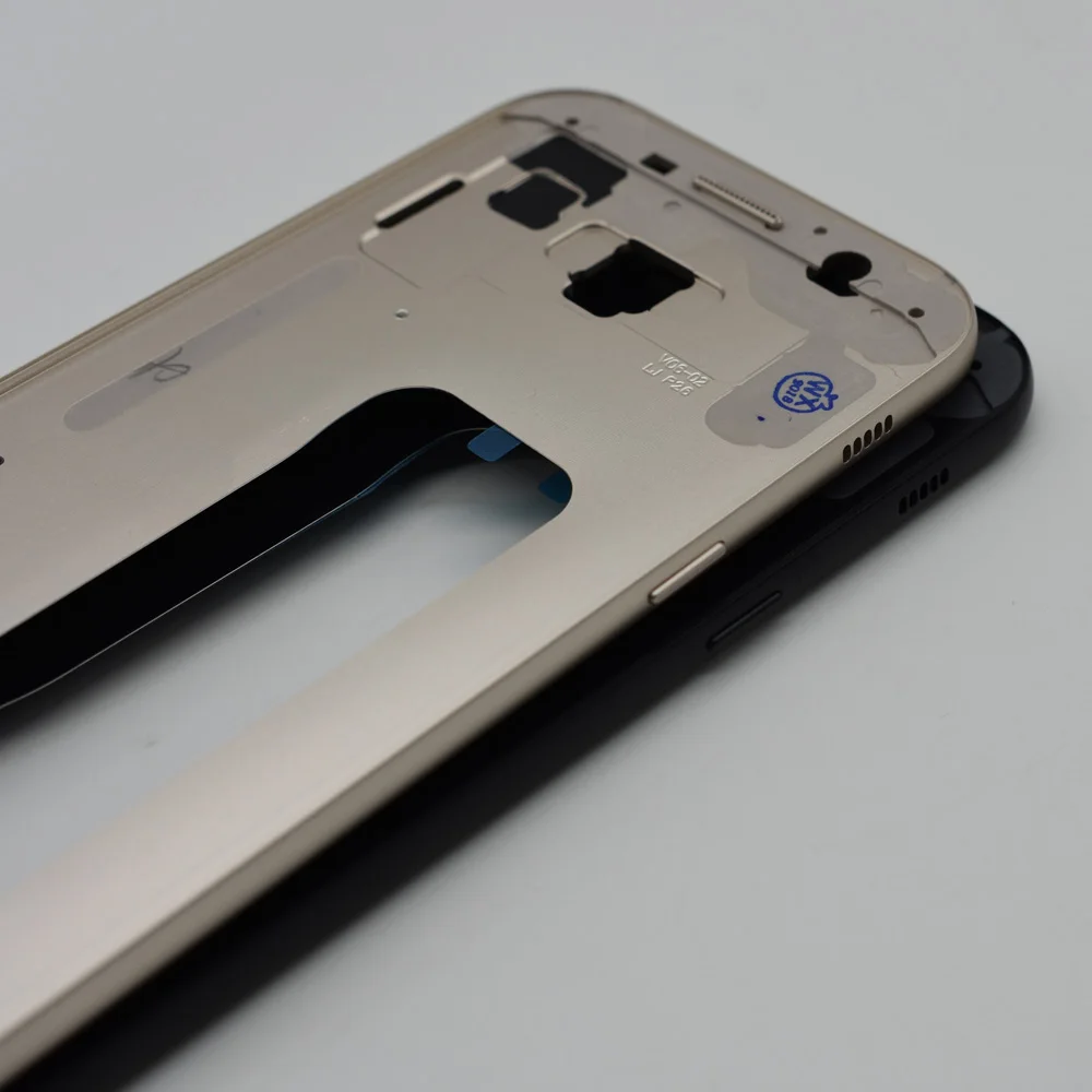 Оригинальная средняя рамка пластина для samsung Galaxy A5 A520 A7 A720 версия средняя рамка корпуса