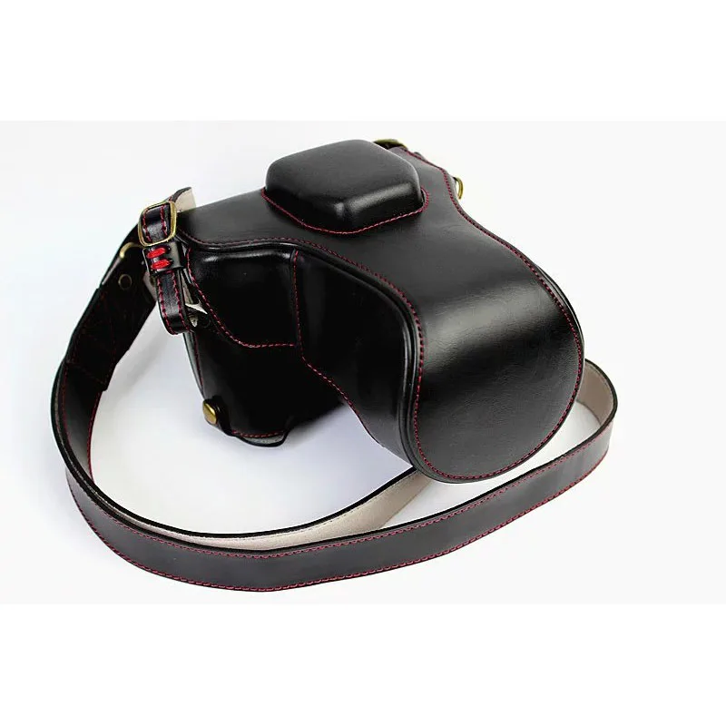 Чехол из натуральной кожи для камеры FujiFilm Fuji XT10 X T10 XT20 XT30 кожаный чехол наполовину