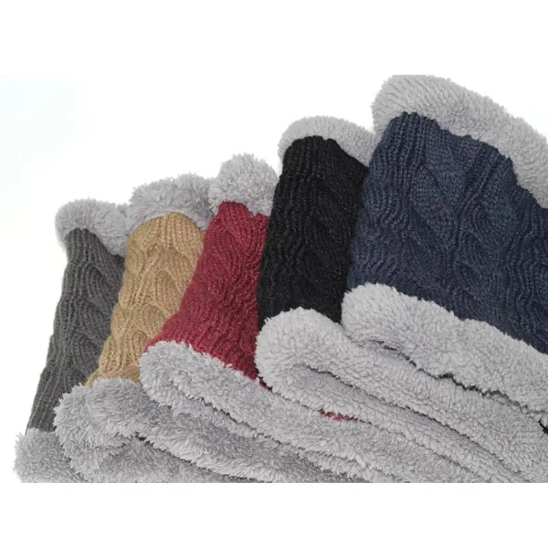 Шарф женский зимний вязаный из хлопка и шерсти | Аксессуары для одежды