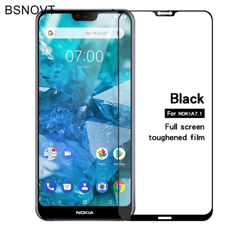 2 шт Стекло для Nokia 7 1 стекло защита экрана закаленное 2018 Защитная пленка