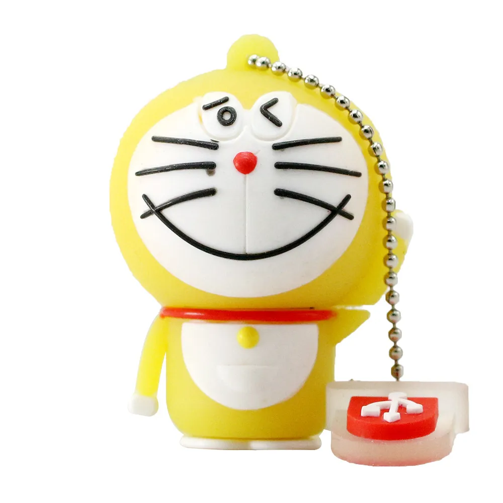 style8 USB 2,0 флеш-накопители мультфильм Doraemon Cat карта памяти, Флеш накопитель 4 ГБ 8 ГБ 16 ГБ 32 ГБ 64 ГБ 128 Гб флешки Usb-флэш-диск подарки - Цвет: style8