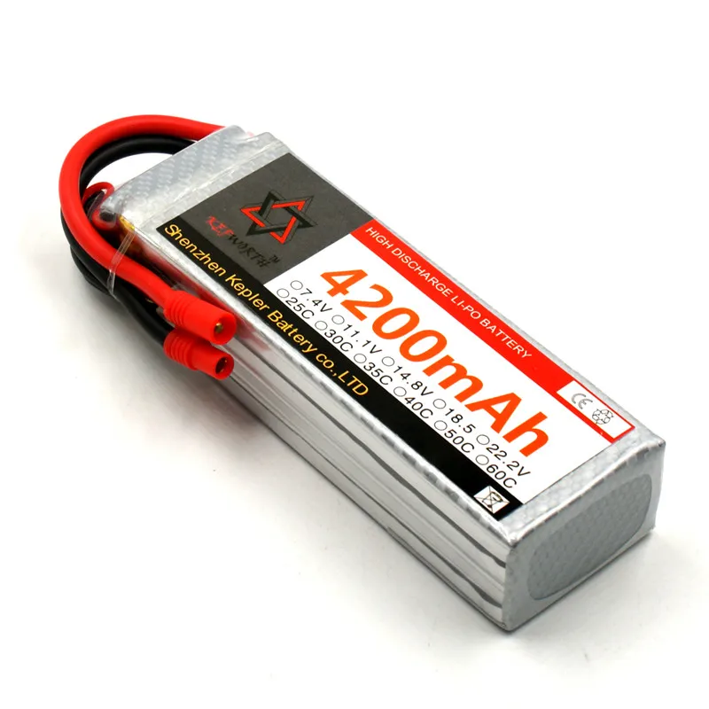 

4s 14.8v 4200mAh Lipo Battery RC Car Plane Boat Lithium Ion Polymer Battery For Truck Tank Drone Helicopter