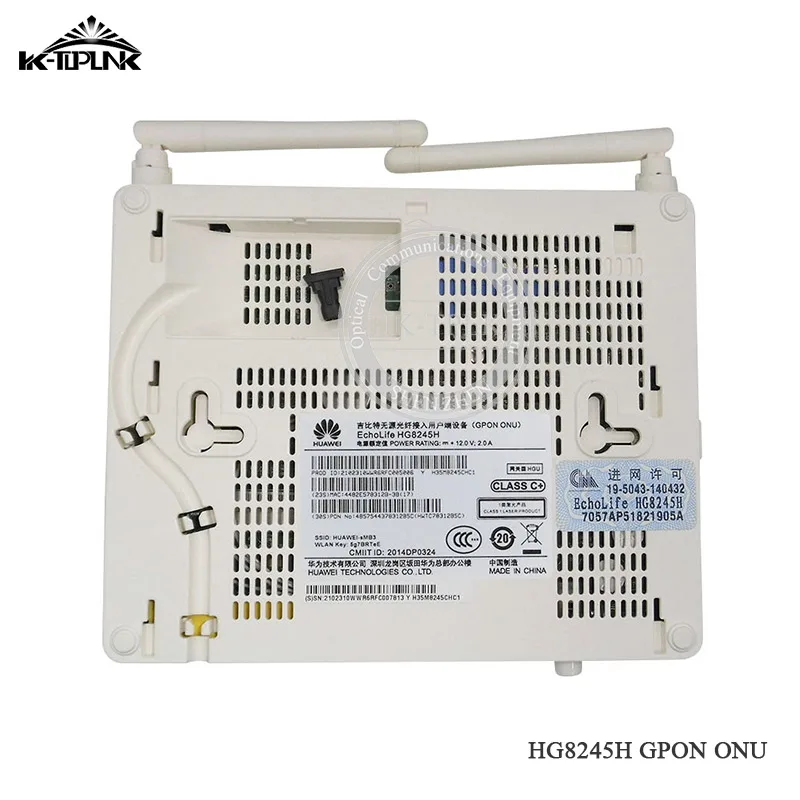 Лидер продаж Hua Wei HG8245H GPON ONU ONT 4GE + 2Tel Wi Fi интерфейс оптоволоконная Современная