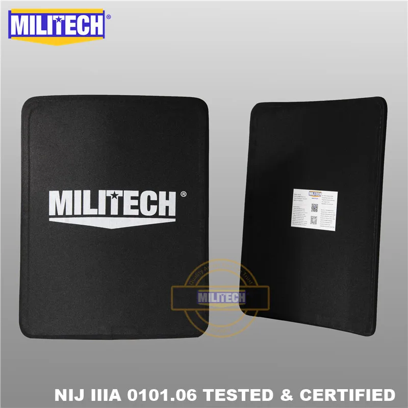 MILITECH 280 мм * 350 NIJ IIIA ультра светильник вес HDPE пуленепробиваемый баллистический