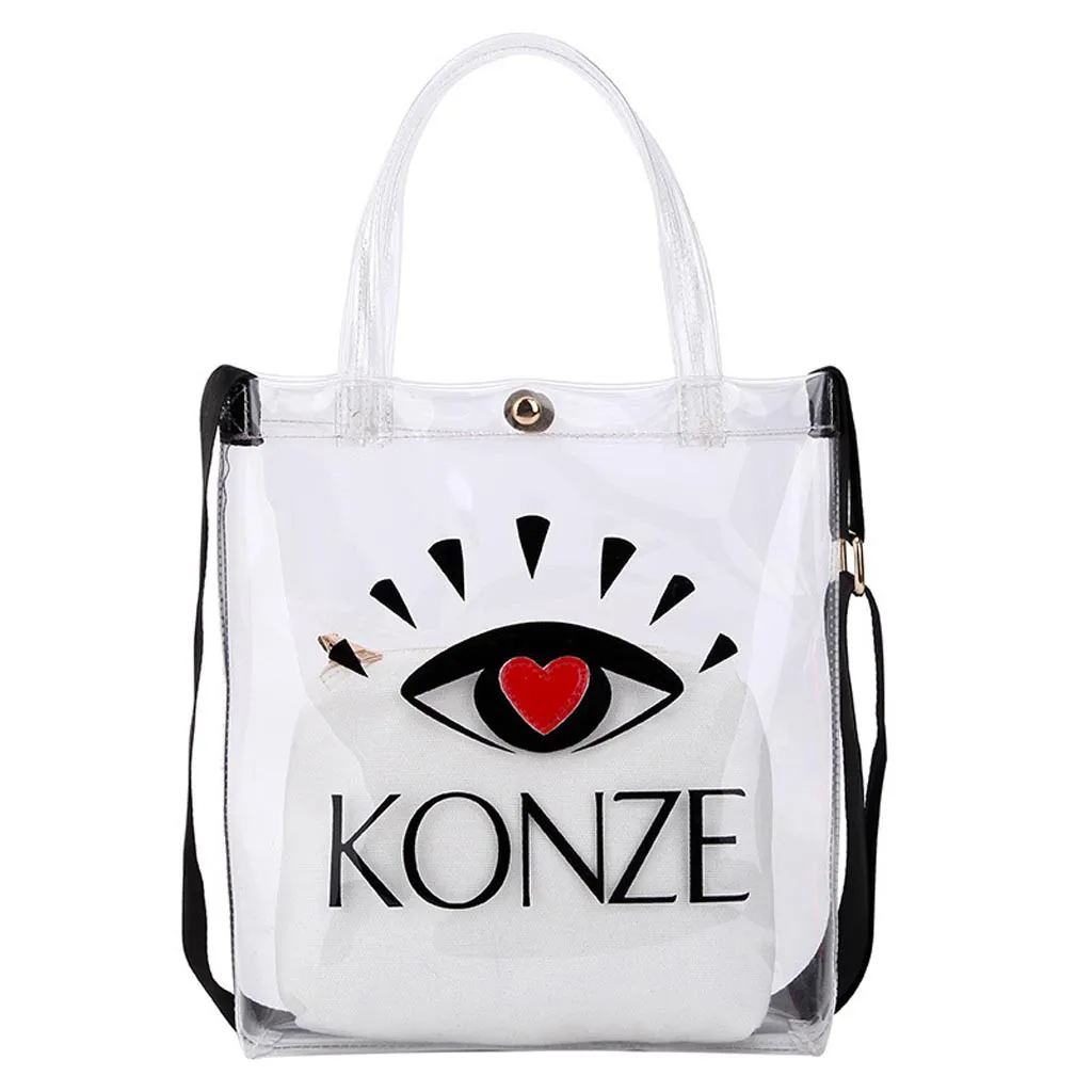 Модная повседневная Летняя женская сумка новинка 2019 прозрачная сумка-мессенджер