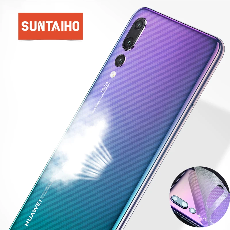 Suntaiho 3D протектор заднего экрана из углеродного волокна для huawei nova3i P20 mate10 Pro Honor 10