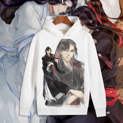 Grandmaster of Demonic Cultivation Wei Wuxian Lan Wangji костюмы для косплея хлопковое пальто толстовка мужская женская пуловер Новинка - Цвет: J