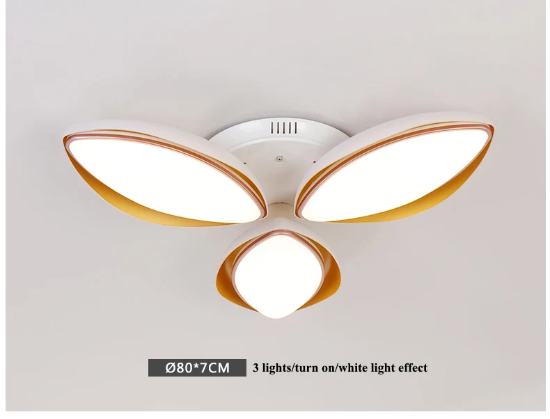 Современные акриловые Лотос LED Потолочные светильники блеск кристаллов Спальня Светодиодная лампа потолка Luminaria светодиодный потолочный светильник Lamparas