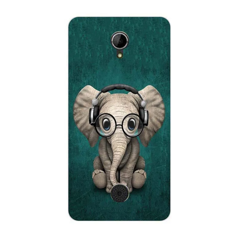Soft Silicon Case For wiko U feel Fab UFeel Go Lite Prime Case Print Cover Rose Wolf Owl Patterned Phone Back Shell Fundas para - Цвет: A207