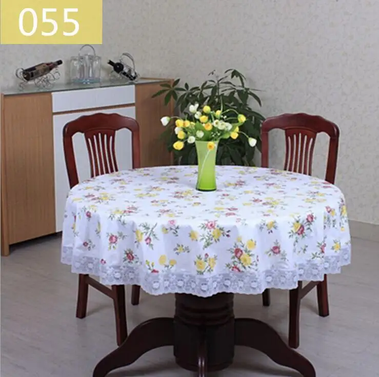 tablecloth 055 Скатерть распродажа! пвх скатерть водонепроницаемая маслостойкая с бахромой разных цветов и стилей - Цвет: tablecloth 055