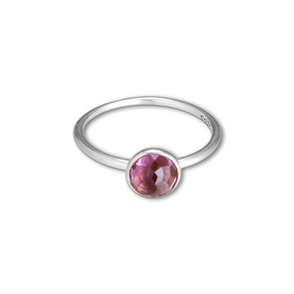 February Droplet Ring Fits European Jewelry Authentic 925 Sterling Silver for Women Wholesale Free Shipping | Украшения и