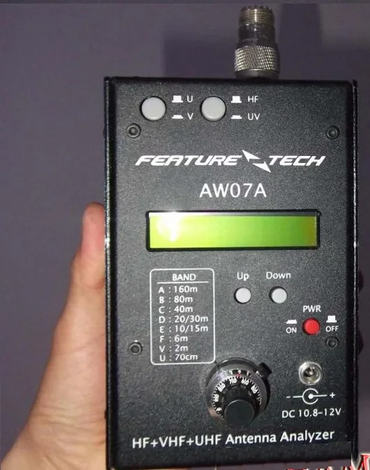 160 м Анализатор Импеданса aw07a КСВ мощность метров HF/vhf/uhf дистанционного