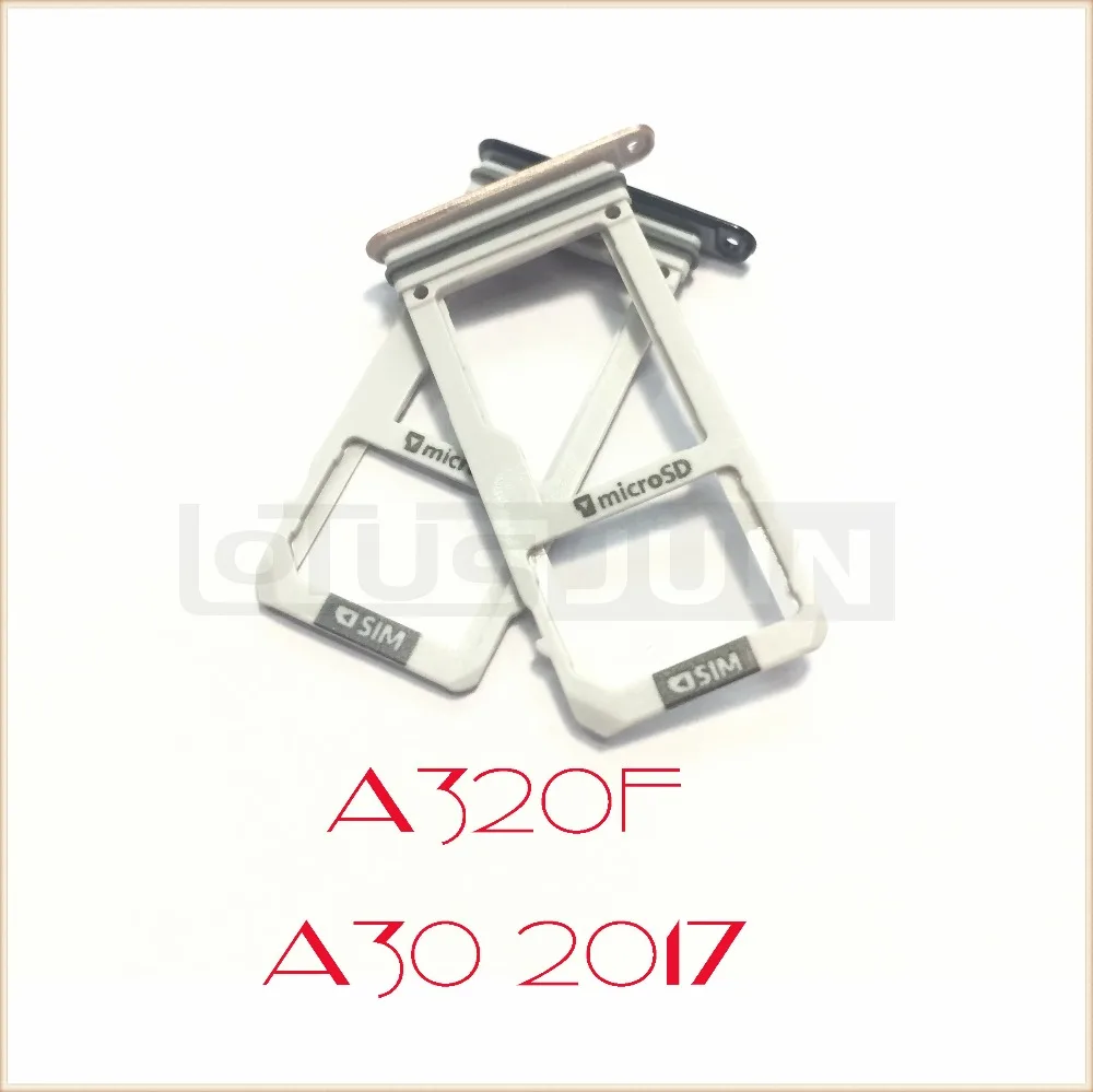 Держатель для картридера sim карт замена адаптера Samsung Galaxy A3 2017 A320F A320FD A320DS|for samsung