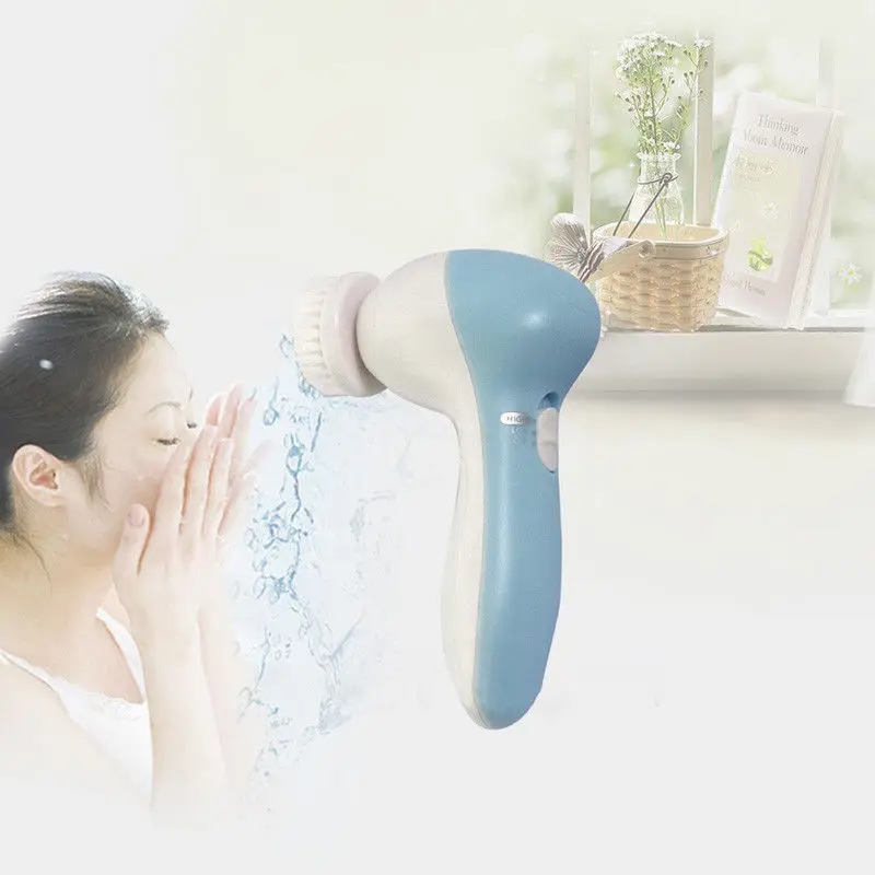 

Electric Facial Scrub Brush Rotary Skin Face Care Massager Cleaner Scrubber New Arrival Face Cleansing Brush New