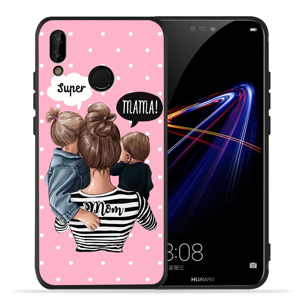 10 Модный чехол Super Mama mouse Dad girl boy Baby для huawei P20 Lite Pro P30 Lite Pro P8Lite P9Lite P Smart P10 Lite - Цвет: 10