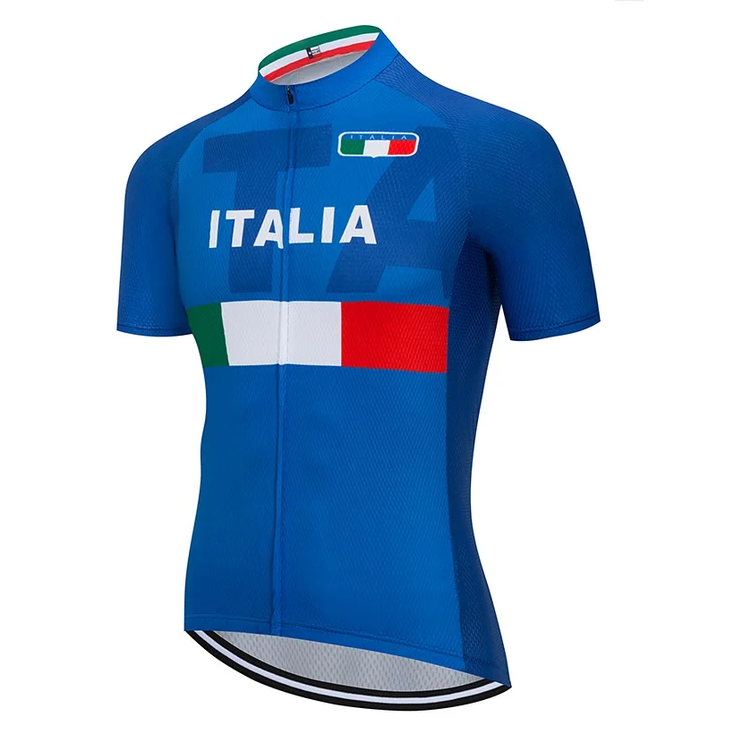 Мужская Летняя велосипедная Джерси Tour de Italy командная куртка для велоспорта