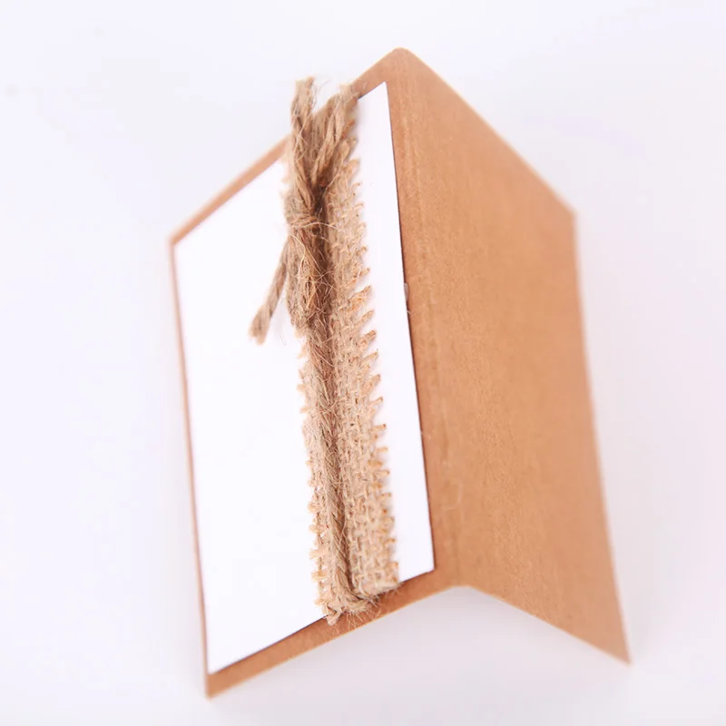 Винтажная крафт бумага свадебные вечерние карточка с именем и местом для душа| |