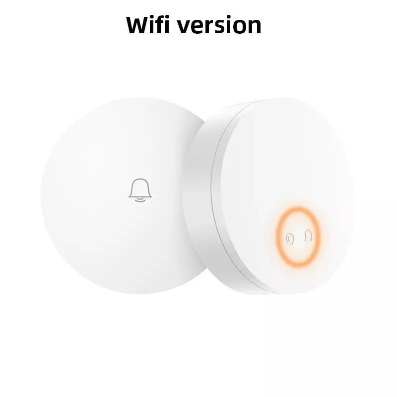 Wifi Version Xiaomi Linptech самогенерирующий беспроводной дверной звонок без батареи Нет проводки отключение памяти привычки работа с приложением mihome - Цвет: Wifi Version