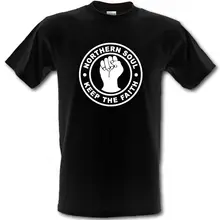 Северный соул Keep the Faith Wigan казино Тяжелая хлопковая футболка