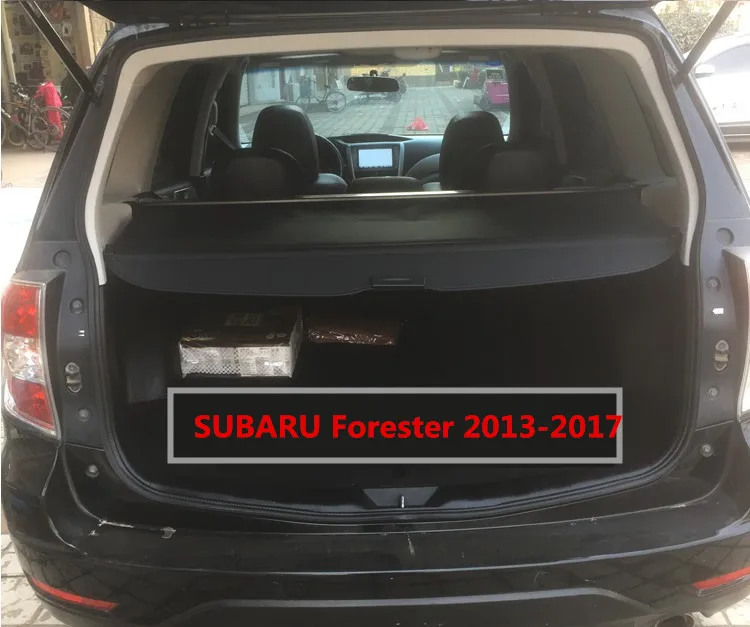 

Car Rear Trunk Security Shield Cargo Cover For SUBARU Forester 2013 2014 2015 2016 2017 Manual Switch Tail Door Auto Accessories