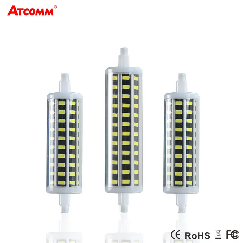 5W 10W 15W 20W лампа светодиодный R7S 78 118 135 189 мм светодиодный Диод прожекторная лампа SMD 5730 чип без мерцания 85 V-265 V R7S светодиодный прожектор