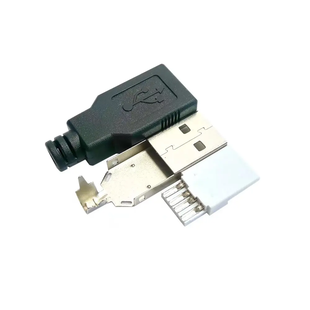 10 комплектов в партии сделай сам USB 2 0 тип A штекер монтажный адаптер разъем