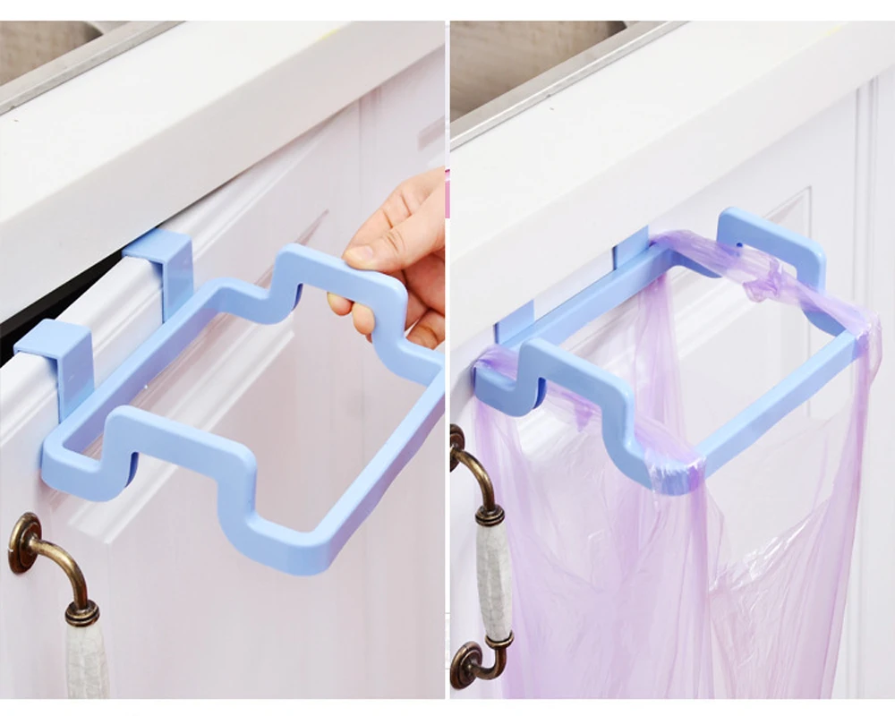 Подвесная мусорная корзина для мусора кухонная пластиковый пакет мешка вешалка