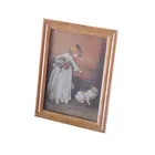 Мини-фоторамка в стиле ретро, деревянный кукольный дом картина рисунок на стену 1:12, миниатюрная мебель, игрушка, 1 шт.