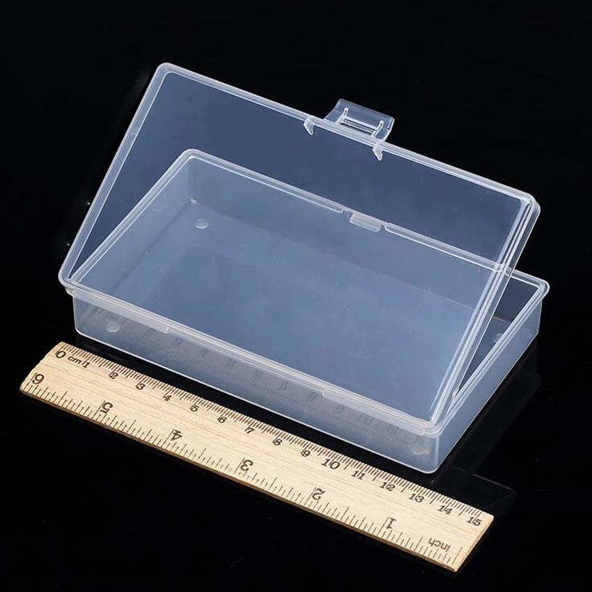 

Transparent plastic box Storage Collections Product packaging box dressing case mini Case out size 13.2*7.7*3cm