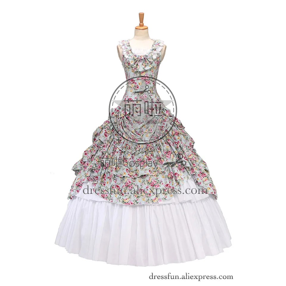 Готическое бальное платье Lolita Southern Belle Civil War милое в стиле Лолиты быстрая мода с