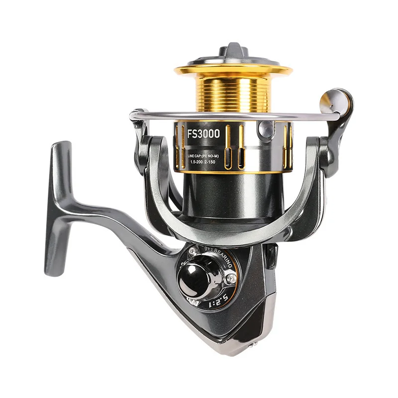 Bestackle FS3000 Spining Reel 9 + 1BB 5 2: 1 металлическая катушка из алюминия Moulinet Mouche Peche