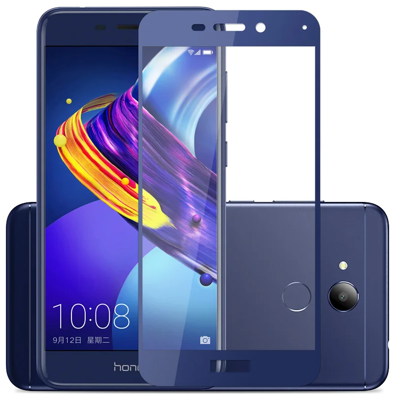 For Huawei Honor 6C Pro Tempered Glass Front Full Cover Screen Protector Slim Armor Film V9 Play Black Gold Blue | Мобильные