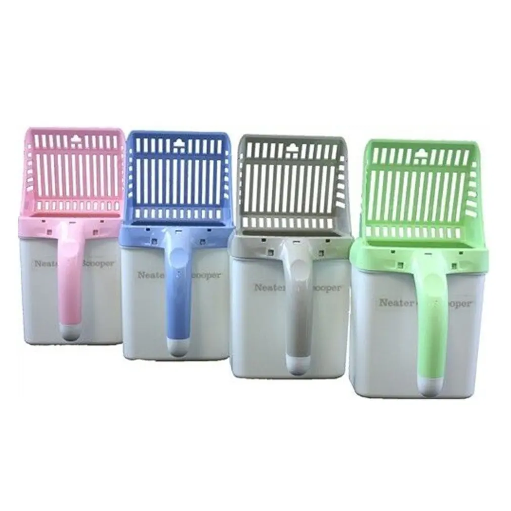 Полезный совок для уборки наполнителя кошачьего лотка питомца туалета