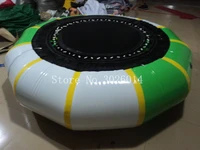 free shipping 2m inflatable water bouncer portable jump water trampoline bounce swim platform for water sports