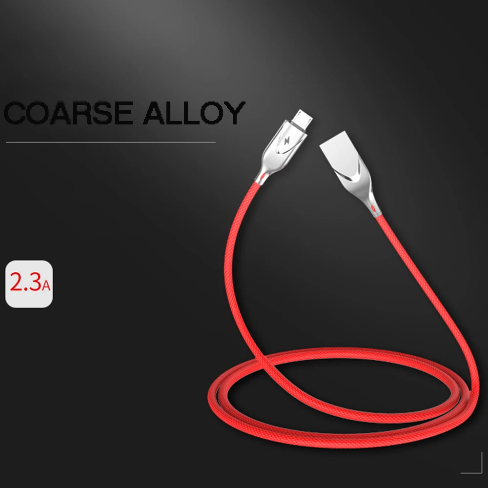 Кабель USB Type C для быстрой зарядки кабель 2 м Samsung Galaxy S9 S8 Oneplus 6 нейлоновый плетеный