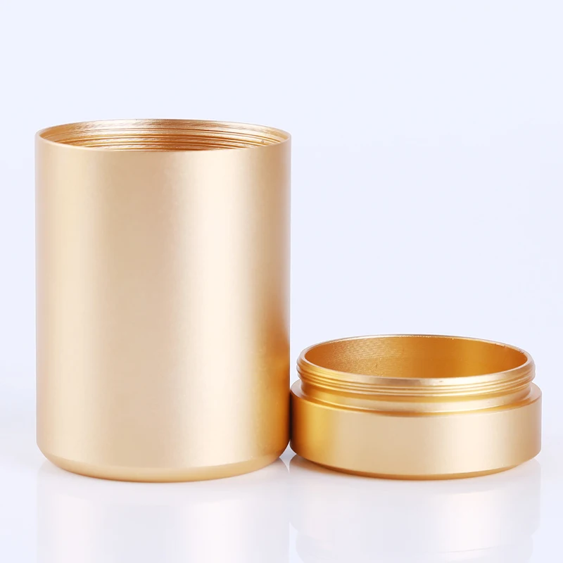 Фото Alloy Travel Portable Seal Tea Box Cans Portable Multi-color Mini Tea Caddy Kung Fu tea sealed cans Dried fruit collection №4